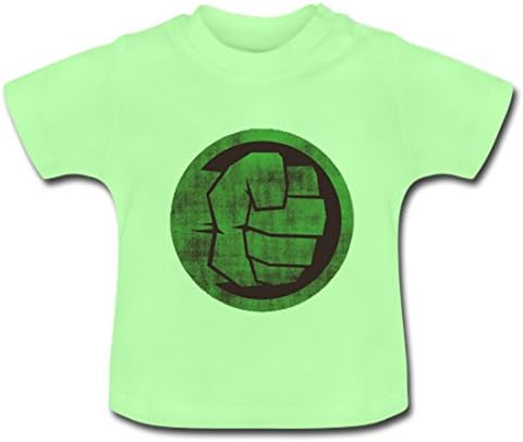 GoGoGing Baby Incredible Hulk Fist Bump Cool Classic T-Shirt LightGreen 24M