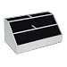 Desk Valet - White Faux Leather - by Richards Homewares