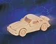 Car Porsche-911 SM 3D Jigsaw Woodcraft Kit - Wooden Puzzle