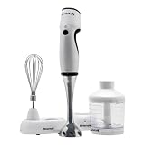 Brandt - MIX-1200 - Mixeur Plongeant - Blanc / M&eacute;tal