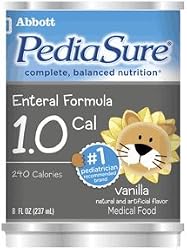 Pediasure Liquid Complete Balanced Nutrition Enteral Formula Institutional Use, Vanilla - 8 Oz / can, 24 / Case