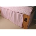 MID SLEEPER/CABIN BED UNDER BED TENT PINK