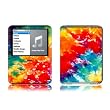 Tie Dyed Design Protective Decal Skin Sticker for Apple iPod nano 3G (3rd Generation) 4GB/ 8GB Player