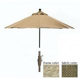 Casual Creations 9 Ft Saddle Market Umbrella With Extension With S...