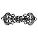 Evelots Sew On Vintage Style Silver Costume Cloak Clasp, Jacket Cardigan Clip