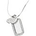 LogoArt Philadelphia Eagles Sterling Silver Dog Tag