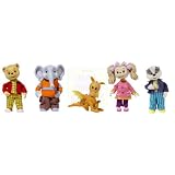 Born To Play Rupert Bear & Friends 5 Figure Set