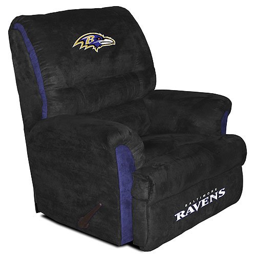 Baltimore Ravens NFL Micro Fiber Big Daddy Recliner