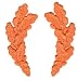 Biker Patch ~ (Orange) Feather Patch ~ Perfect for Any Harley Davidson Fan ~ Approx 4 X 1.5
