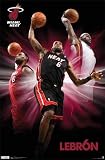 (22x34) Miami Heat Lebron James Triple Dunk Sports Poster Amazon.com