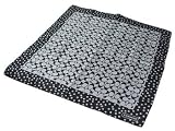 100% Authentic Coach Signature Dot Neck, Bag ScarfBlack Color 100% Silk
