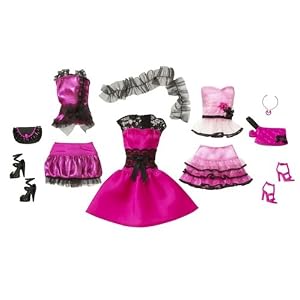 Barbie My Fab Life Clothes and Accessories - Pink Party Fashion Outfit Set by 