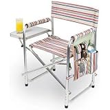 Picnic Time Deluxe Sports Chair - Riviera Stripe