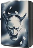 ZIPPO (ジッポー) ライター レーザー彫刻ブラックメッキ仕上げ 200 HN-BK 般若.YSの画像