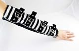 Picture Of Arm Band Stripe Black And White Pack Of 2