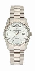 Jules Jurgensen Men's 7678S Classic Silver-Tone Watch