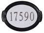 Special Lite Products SAP-4180-BLK  Address Plaque, Black