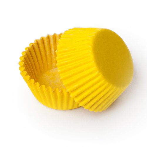 Dress My Cupcake Mini Yellow Cupcake Liners
