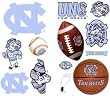 NC TAR HEELS Wall STICKERS Car/Dorm Decals