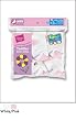 6 PACK Hanes Girls Toddler Ankle Socks White/Pink - Hanes Style 21/6