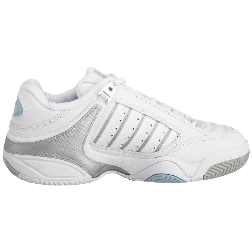 K-Swiss Women's Defier RS Trainer White/Blue Heaven Silver 91033-163-M 5 UK