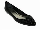 LOEFFLER RANDALL Bianca Patent Flat in Black