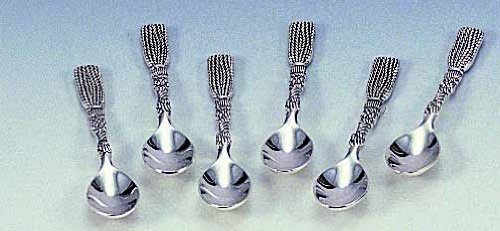 SET OF 6 TASSEL MINI SPOONS On Sale