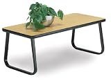 OFM TABLE2040-OAK Cocktail Table - Sled Base - Oak