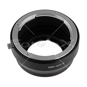 Fotodiox Nikon Lens to Micro 4 3 Four Thirds System Camera Mount Adapter, Olympus PEN... by Fotodiox