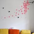 Instant Decoration Home/Wall Decal Stickers - Spring flower and birds Instant Decoration Home/Wall Decal Stickers - Spring flower and birds
