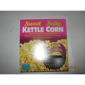 3 pack of Kettle Corn All Inclusive Popping Kits by Wabash