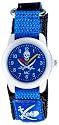 MC Kinder-Armbanduhr Klettband mit Piraten 19392