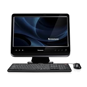 Lenovo C205 18.5 inch All-in-One PC (AMD Fusion Brazos E350X 1.6GHz, RAM 2GB, HDD 500GB, DVDRW, WLAN, Webcam, Windows 7 Home Premium) - Black