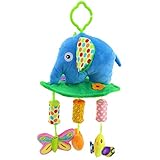 Happy Cherry　人気　赤ちゃん　ベビーカー用おもちゃ　人形　装飾おもちゃ　ベビー　ガラガラ　玩具　エレファント　可愛い　ふわふわ　安全　人気