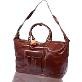 Marino Orlandi Italian Designer Leather Duffle Bag