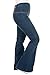 Ladies Vintage 60s 70s High Waisted Rainbow Bell Bottom Hippy Flares