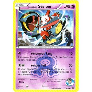 Pokemon - Team Aqua's Seviper (9/34) - Double Crisis