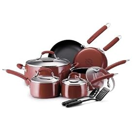 Farberware Chroma 12-pc. Cookware Set Red