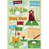 12 PACK CARDSTOCK STIX MINIATURE GOLF Papercraft, Scrapbooking (Source Book)