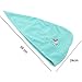 Voberry® Elephant Bamboo Fiber Towel Turban Hair Drying Cap Bathrobe Head Wrap