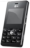 LG KE 820 Unlocked Cell Phone with 2 MP Camera, MP3/Video Player, MicroSD Slot--International Version with Warranty (Black)
