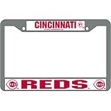 Cincinnati Reds MLB Chrome License Plate Frame