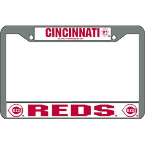 Cincinnati Reds MLB Chrome License Plate Frame by Rico Industries