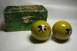 Ancient Chinese Ball Hand Exercise Balls Yellow Penguin