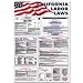 Labor Law Poster, State/Federal, 24"x36", Post to Avoid Fines, Red/Black/Blue AVT83905