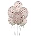 Silver with Red Firefighter Symbols Balloons (6) Party Supplies