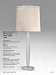 Crystalique Ovoid Table Lamp & Shade