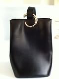 GORGEOUS AUTHENTIC ***CARTIER®*** PANTHERE® LEATHER SLING / SIDEPACK / SHOULDER BAG in BLACK. Made in FRANCE