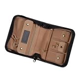 Royce Leather 939-6 Zippered Jewelry Case in Black