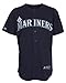 Seattle Mariners Youth 2009 Alternate Navy MLB Replica Jersey - Large (14-16)
